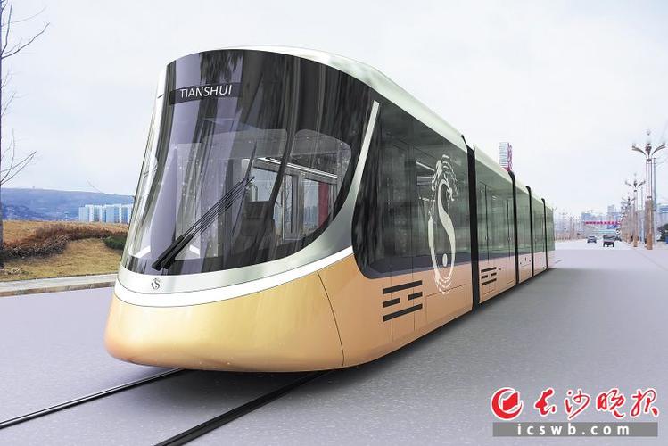 中国通号预计明年3月交付的甘肃天水有轨电车.中国通号供图